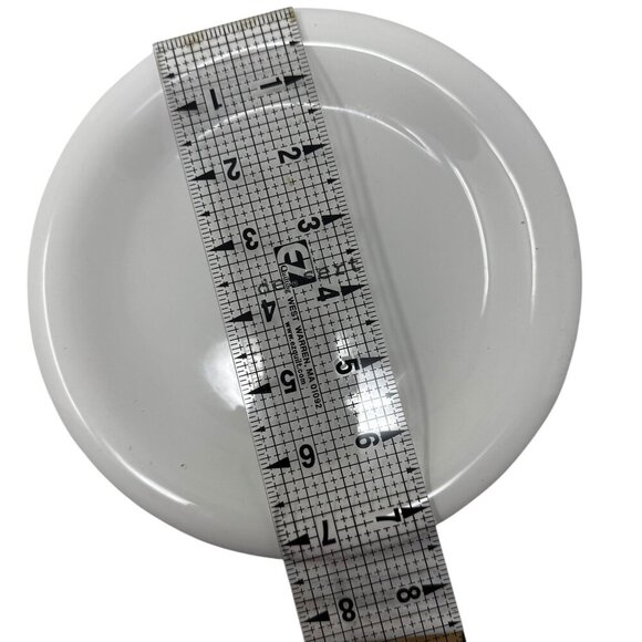 4 Pottery Barn Coffee House Dessert Plates Typewriter Minimalist White Black - Picture 7 of 9